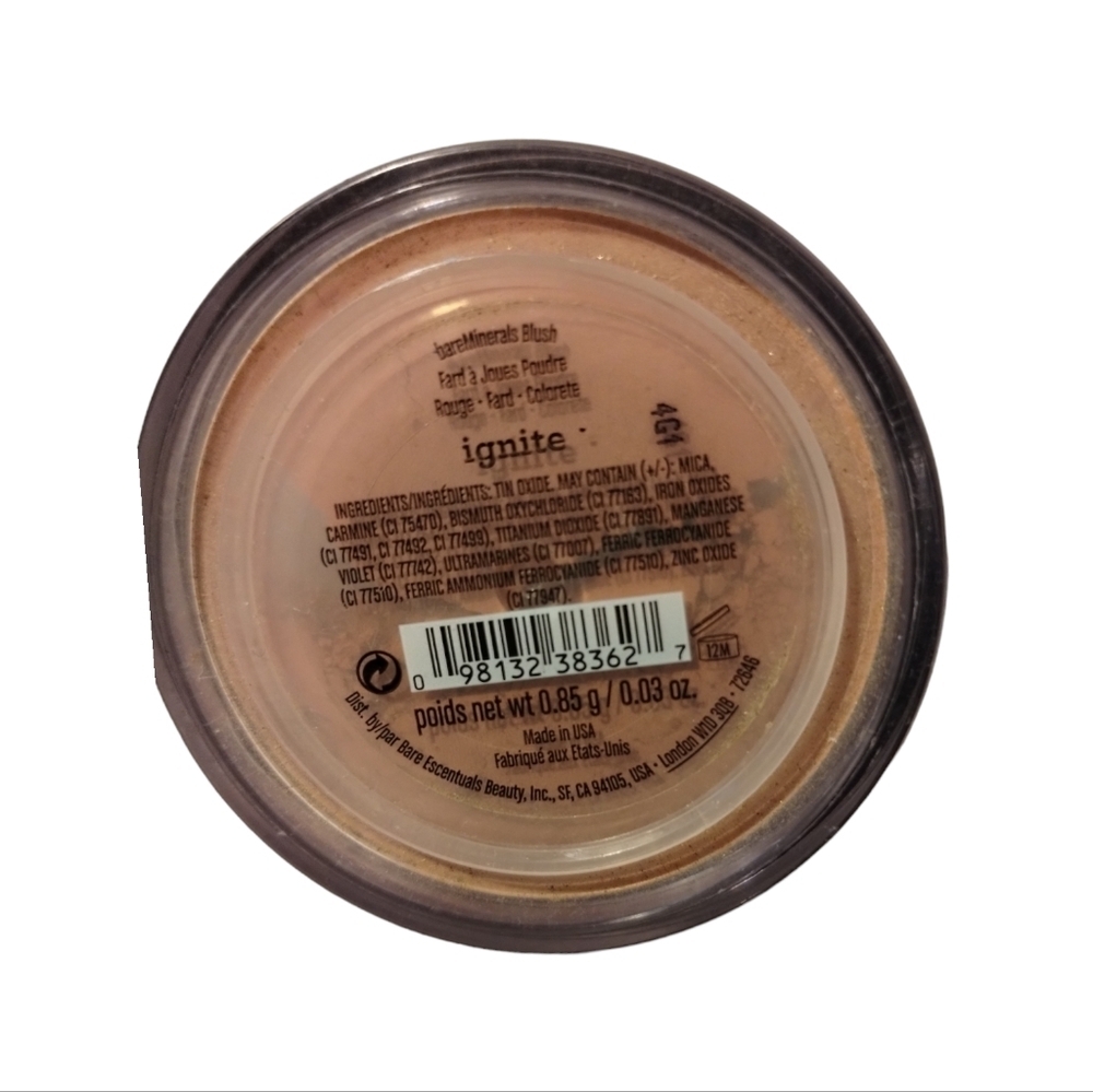 Bare Minerals Loose Powder Blush IGNITE Discontinued full-size Rare